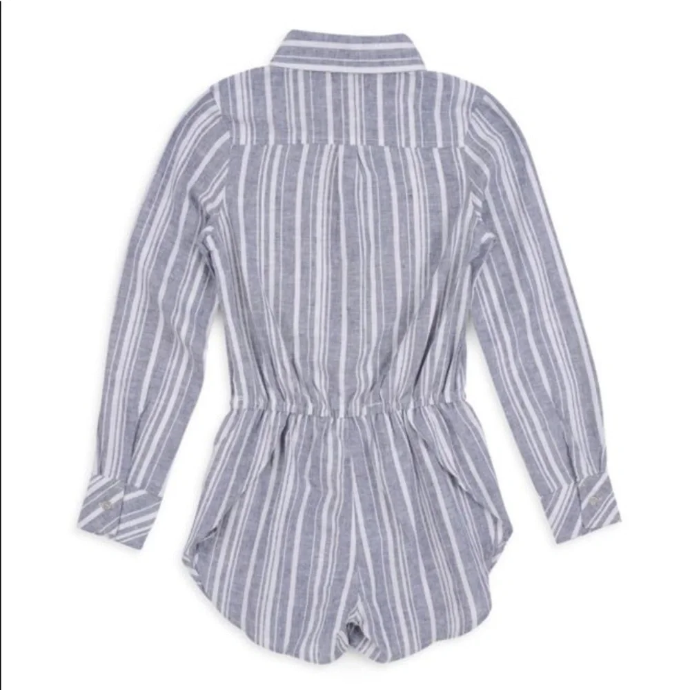 NWT 7 For All Mankind Girls Romper Long Sleeve